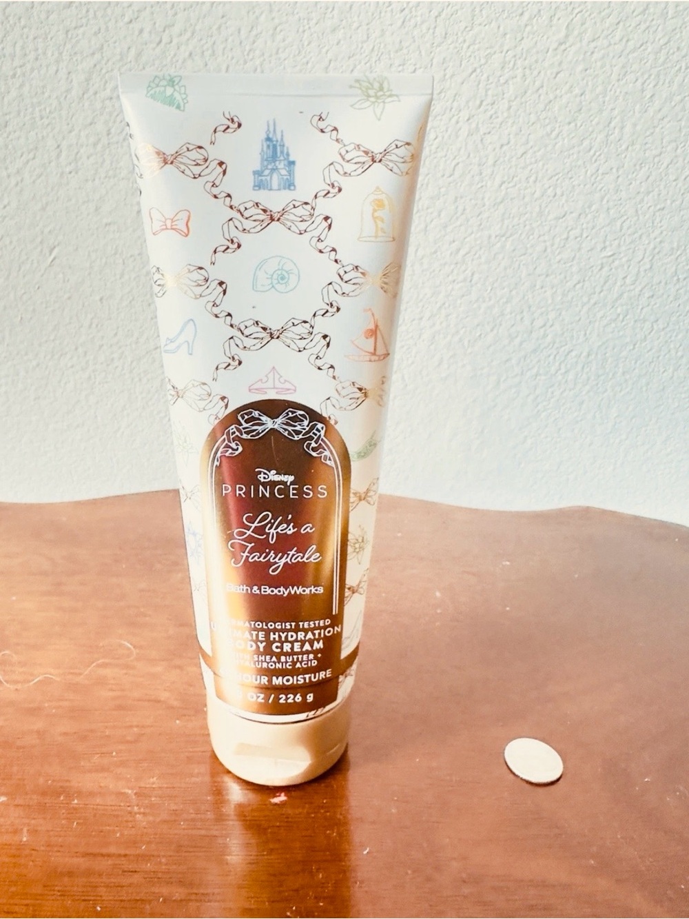 Bath & Body Works Disney Princess Life's a Fairytale White and Gold Body Cream